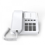 Gigaset DESK 400 Analog Telephone, White