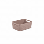 Curver Jute basket, pink, 5L, 27x20x11cm