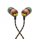 Marley Wired Earbuds | Smile Jamaica | Built-in microphone | USB Type-C | Rasta