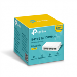 TP-LINK | 5-Port 10/100Mbps Desktop Network Switch | LS1005 | Unmanaged | Desktop | External Power Supply