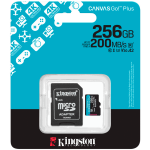 KINGSTON microSDXC Canvas Go Plus 256GB + Adapter SDCG4/256GB