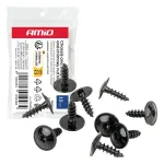 Amio Universal screw and mounting clip set for bodywork and chassis 16 mm 5 mm, 10 sets -05048