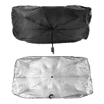Amio Foldable Car front windshield sunshade umbrella 140x79cm