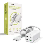 MOBILE ORIGIN GaN 100W Compact Multi-Hub Charger PW18 with 3x USB-C + USB-A