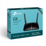 TP-LINK | 4G+ LTE Router | Archer MR600 | 802.11ac | 300+867 Mbit/s | 10/100/1000 Mbit/s | 3 x Ethernet LAN (RJ-45) ports | Mesh Support: No | MU-MIMO: No | 4G | Antenna type: 2x Detachable