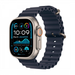Watch Apple Watch Ultra 2 LTE (2024) 49mm Black Titanium Case with Trail Loop M/L - Navy