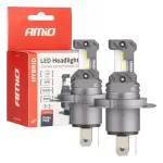 Amio LED Headlights Hybrid series H4 H19 6000K Canbus 60W -04114