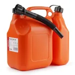 Amio Plastic fuel can two-chamber 6L + 2.5L -03208