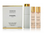 Chanel Coco Mademoiselle Eau de Toilette Perfume, 3 x 20 ml