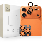 Tech-Protect Camring Fit+ Camera Cover for iPhone 14 Pro / Max / 15 Pro / Max / 16 Pro / Max / 17 Pro / Max - Orange