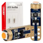 Amio LED BULBS STANDARD Red T5 12V 3030 1LED HP -03727