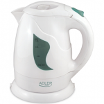 Adler | Kettle | AD 08 | Standard | 850 W | 1 L | Plastic | 360 Swivel Base | White