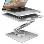 AXAGON Desk Mount | STND-LR stand with 360 rotation for laptops and tablets | Adjustable Height, Angle | 10-17.3 " | Aluminum