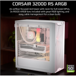 CORSAIR PC Case | 3200D RS ARGB | White | Mid-Tower