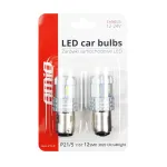 Amio LED CANBUS 3020 22SMD UltraBright 1157 BAY15D P21/5W White 12V/24V