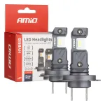 Amio LED Headlights Hybrid series H7 H18 6000K Canbus 60W -04115