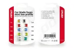 Amio Car blade fuses mini low profile 10 pcs