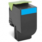 LEXMARK 80C2HCE | 802HCE Cyan High Yield Corporate Cartridge (3k) | Cartridge | Cyan