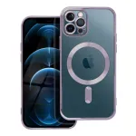 ELECTRO MAG COVER case compatible with MagSafe for IPHONE 12 Pro in deep purple