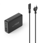 Hama Charging Station With 3xUSB-C/2xUSB-A 140 W Black