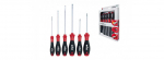 wiha six-piece softfinish flathead and Phillips screwdrivers.