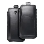 OEM ROYAL - Leather universal belt pocket / black - Size XL - IPHONE 11 / 12 / 13 / SAMSUNG S7 EDGE
