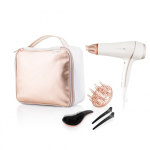 ETA | Hair Dryer | 732090010 Fenite Gift Set | 2400 W | 3 Temperature Settings | Ionic Function | Diffuser Nozzle | White/Pink