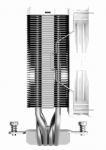 Thermalright Assassin X 120 R Digital 120mm CPU Cooler - White