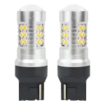 Amio LED CANBUS 3030 24SMD T20 7440 WY21W Amber 12V/24V