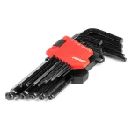 Amio Allen hex keys CRV black 13pcs -04304