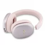GUESS Metallic Script Logo ENC Wireless Headphones Pink