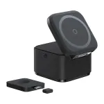 Baseus MagPro 2-in-1 wireless charger | Qi 2.2 | MagSafe compatible | 25W | black