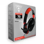 Wired headphones 3.5 mm Jack with microphone Turtle Beach Recon 70N red and black