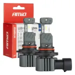 Amio LED Headlights Hybrid series HB4 9006 6000K Canbus 60W -04118