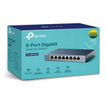 TP-LINK | Switch | TL-SG108 | Unmanaged | Desktop | 8 Gigabit Ethernet (copper) ports | External power supply | 36 months
