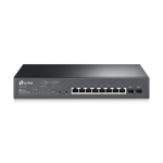 TP-LINK | JetStream 10-Port Gigabit Smart PoE Switch | TL-SG2210MP | Managed L2 | Rackmountable | 2 SFP ports | 8 PoE+ ports | Single power supply
