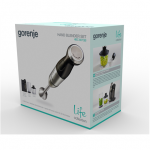 Gorenje | Blender | HBC807QB | Hand Blender | 800 W | Jar Material: Plastic | Jar Capacity: 0.5 L | Chopper | Black
