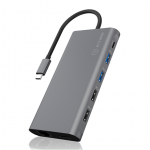 Raidsonic | 12-in-1 USB Type-C dock with PD 100W | BOX IB-DK4050-CPD | Dock | Ethernet LAN (RJ-45) ports 1 | USB 3.0 (3.1 Gen 1) Type-C ports quantity 1 | USB 3.0 (3.1 Gen 1) ports quantity 2 | HDMI p