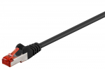 MicroConnect S/FTP CAT6 0.15m Black LSZH PiMF (Pairs in metal foil)