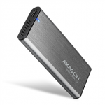 AXAGON External USB-C 3.2 Gen 2 metal box for M.2 NVMe  AND  SATA SSD disks | EEM2-SG2