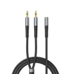 Orico AX1 audio adapter mini jack 3.5 mm headphone and microphone splitter 0.5 m - black