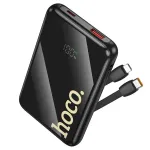 Hoco Q37 Power Bank | 10,000 mAh | 22.5W | PD, QC | USB-C, Lightning | black