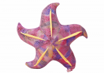 LEAN Toys Mascot Plush Starfish Purple Pillow 20 cm