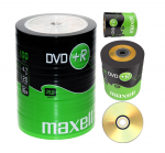 MAXELL DVD+R Recordable Blank Digital Disc / 4.7GB / 16x SPEED / 120mins / 100-pack