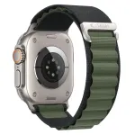 Tech-Protect NYLON PRO APPLE WATCH 8 / 9 / 10 / 11 / 12 / SE / ULTRA (44 / 45 / 46 / 49 MM) BLACK / GREEN