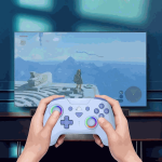 Subsonic Wireless LED Controller, Sweet Blue, for Nintendo Switch