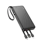 Hoco J146 Power Bank | 10,000 mAh | 10W | USB-A, USB-C, Lightning, Micro USB | black