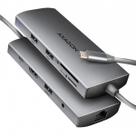 AXAGON Multi-port USB-C 5Gbps hub | HMC-8HLSA