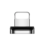USAMS Magnetic Adapter U28 lightning bulk silver | silver SJ325LNTA