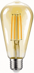 Visional LED filament bulb E27, ST64, 8W, 960lm, 3000K, 360, amber